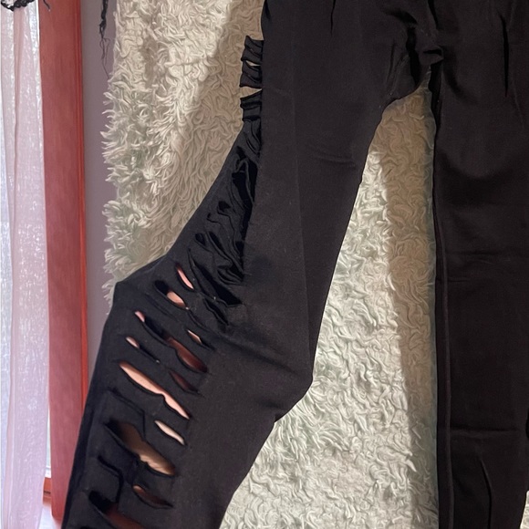 Victoria Secret PINK Leggings. Black Size Lg. - Picture 3 of 5